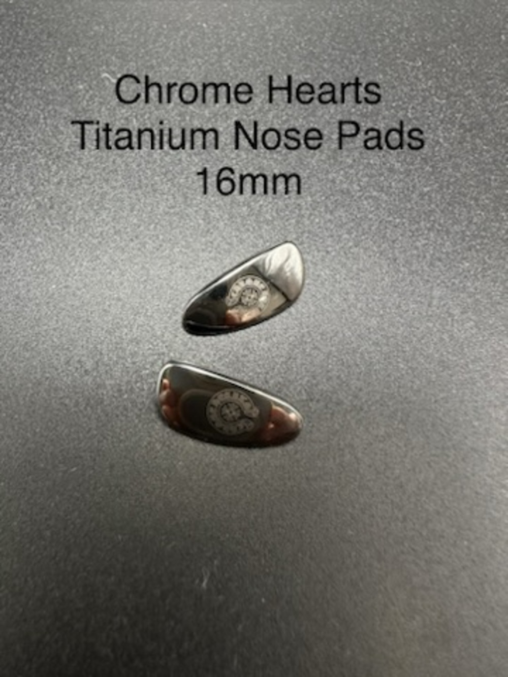 Chrome Hearts Titanium Nose Pads 16mm Unused Store Sample